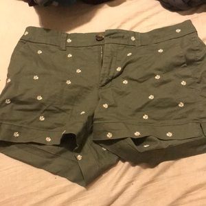 Embroidered shorts